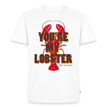 Friends Homard Citation - T-shirt Premium bio Homme - blanc - Devant - Nico (187cm)