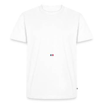 Vue Mer Ile de Ré - T-shirt Premium bio Homme - blanc - Devant - Nico (187cm)