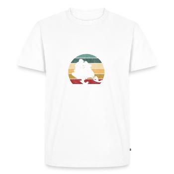 Conception de motoneigistes et de motoneiges - T-shirt Premium bio Homme - blanc - Devant - Nico (187cm)