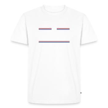 Lang Leve de Koning ! Kingsday Koningsdag Holland - T-shirt Premium bio Homme - blanc - Devant - Nico (187cm)