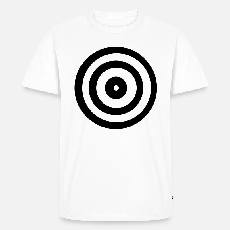Ziel - Männer Premium Bio T-Shirt - Weiß