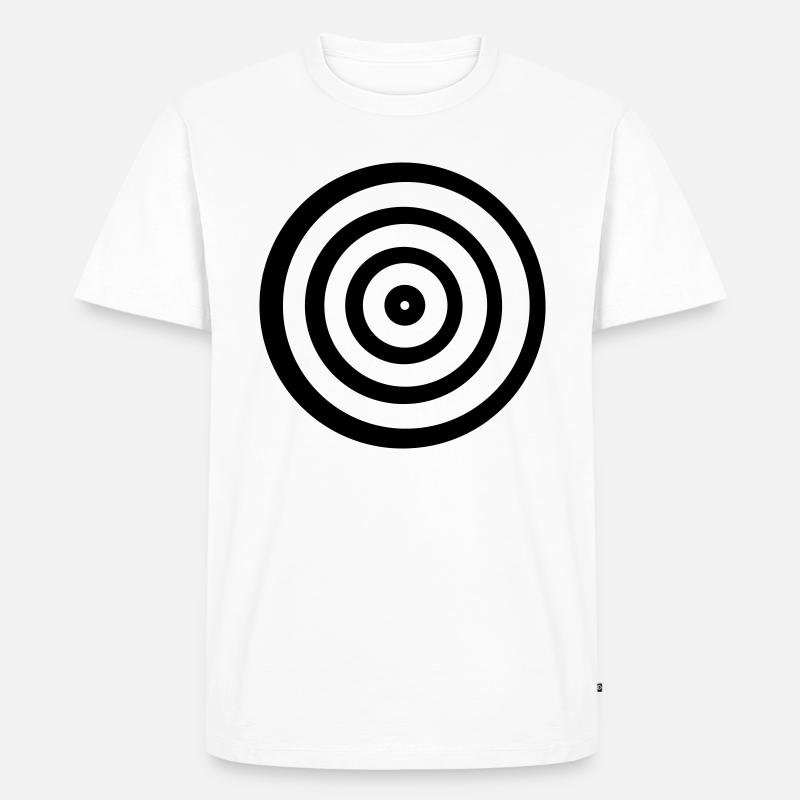 Ziel - Männer Premium Bio T-Shirt - Weiß