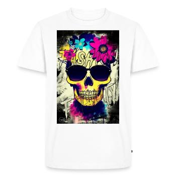 FASHION FATALITY 7 By Yume Origins - Men's Premium Organic T-Shirt - white - Front - Nico (187cm)
