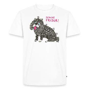 Nice Hairdo! - Men's Premium Organic T-Shirt - white - Front - Nico (187cm)