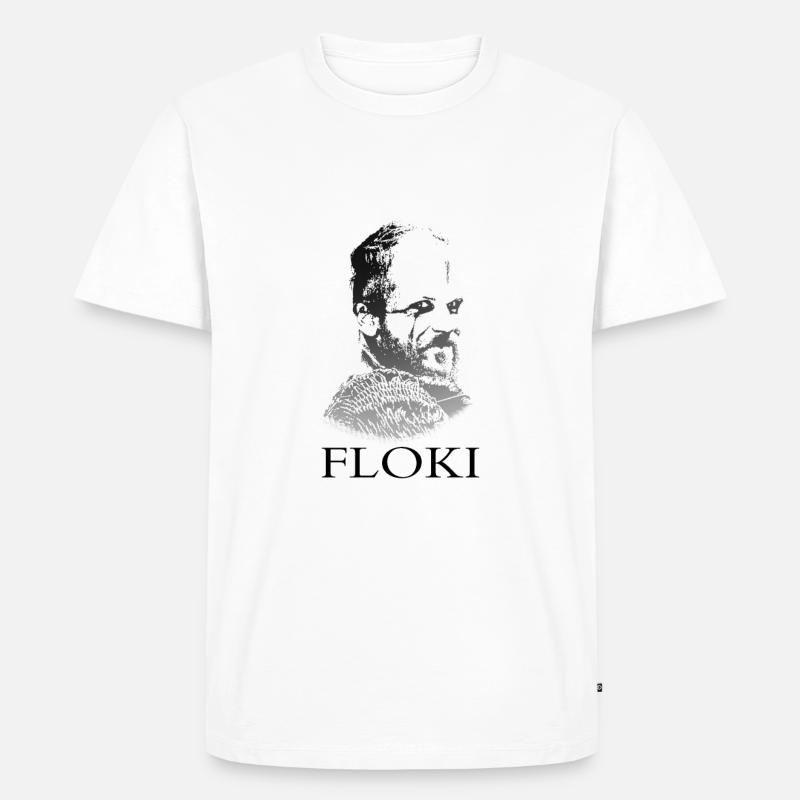 Floki - Männer Premium Bio T-Shirt - Weiß