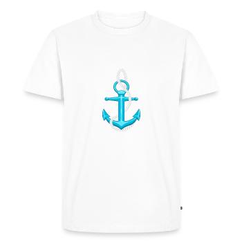 Rotterdam - T-shirt Premium bio Homme - blanc - Devant - Nico (187cm)