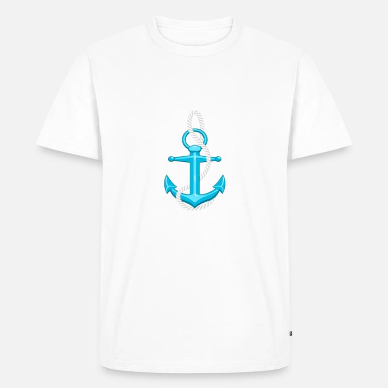 Rotterdam - Männer Premium Bio T-Shirt - Weiß