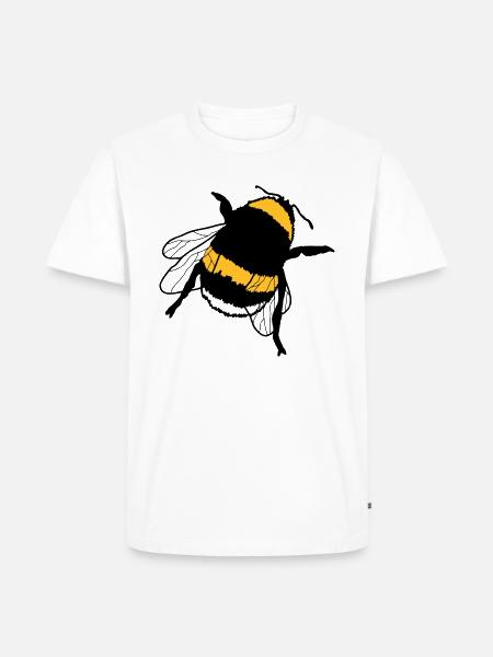 abejorro - Camiseta prémium ecológica para hombre - blanco