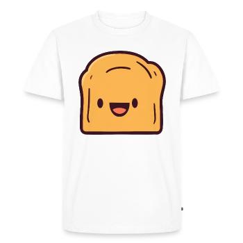 Handful - Men's Premium Organic T-Shirt - white - Front - Nico (187cm)