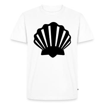 Coquillage - T-shirt Premium bio Homme - blanc - Devant - Nico (187cm)