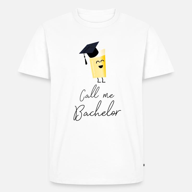 Regalo TShirt per laurea e laurea - Maglietta ecologica premium da uomo - bianco