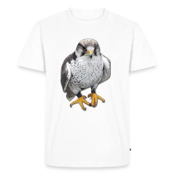 Oiseaux oiseaux de proie Griffes - T-shirt Premium bio Homme - blanc - Devant - Nico (187cm)