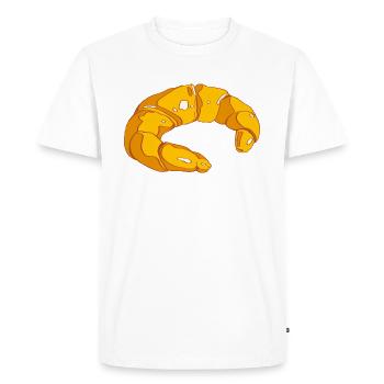 Kipferl Breakfast Skipferl Zuckergoscherl Croissants - Men's Premium Organic T-Shirt - white - Front - Nico (187cm)