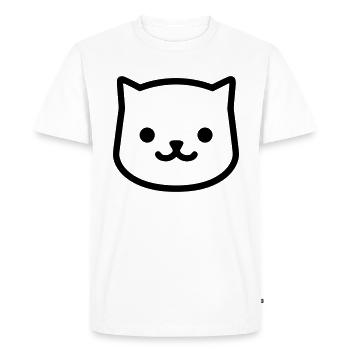 Kitten - Men's Premium Organic T-Shirt - white - Front - Nico (187cm)