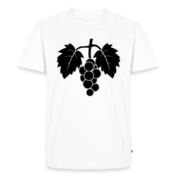 Raisin - T-shirt Premium bio Homme - blanc - Devant - Nico (187cm)