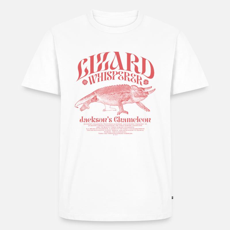 Jackson's Chamäleon Echsenflüsterer - Männer Premium Bio T-Shirt - undefined