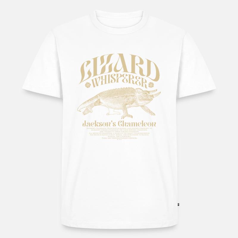 Jackson's Chamäleon Echsenflüsterer - Männer Premium Bio T-Shirt - undefined