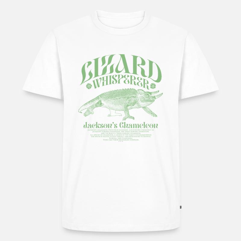 Jackson's Chamäleon Echsenflüsterer - Männer Premium Bio T-Shirt - undefined