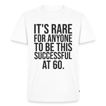 60 ans performant cadeau 60e anniversaire - T-shirt Premium bio Homme - blanc - Devant - Nico (187cm)