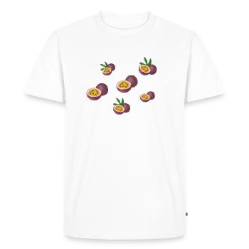 Motif Passion - T-shirt Premium bio Homme - blanc - Devant - Nico (187cm)