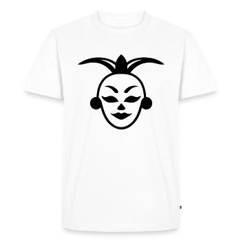 clown - T-shirt Premium bio Homme - blanc - Devant - Nico (187cm)