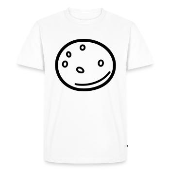patate - T-shirt Premium bio Homme - blanc - Devant - Nico (187cm)