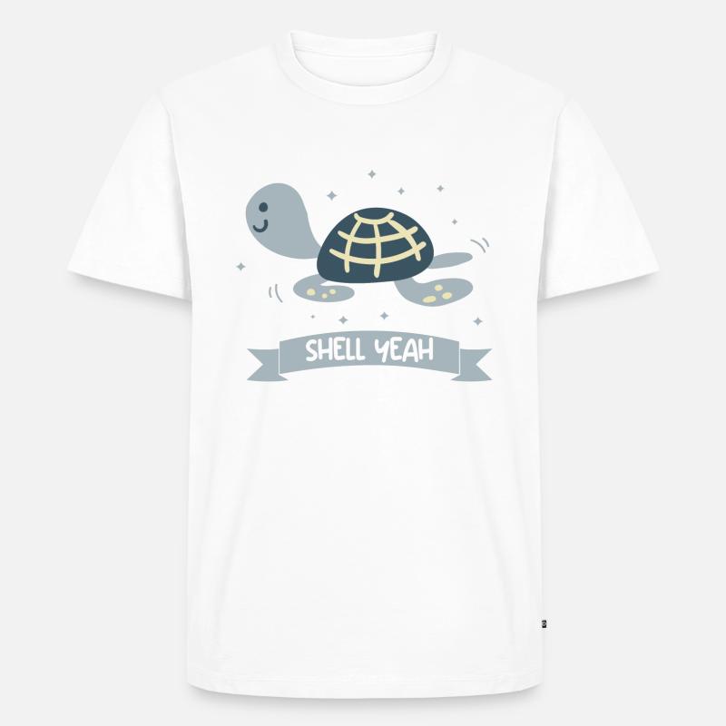shell yeah turtle shirt - Männer Premium Bio T-Shirt - undefined