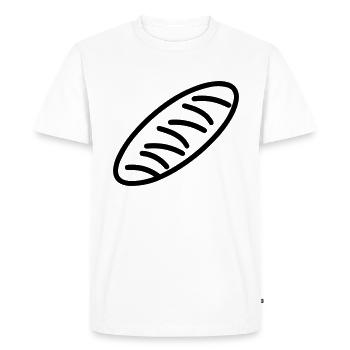 wand - Men's Premium Organic T-Shirt - white - Front - Nico (187cm)