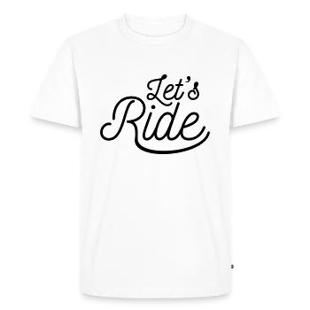 Laissez BB´s skateboard monter vélo vélo moto - T-shirt Premium bio Homme - blanc - Devant - Nico (187cm)