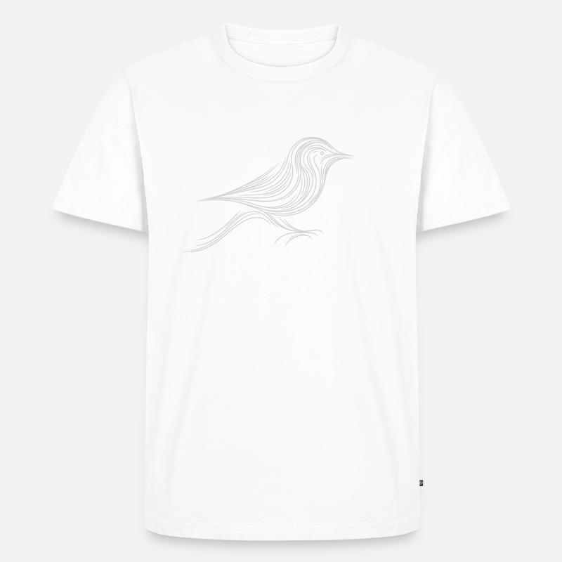 Vogel - Männer Premium Bio T-Shirt - undefined
