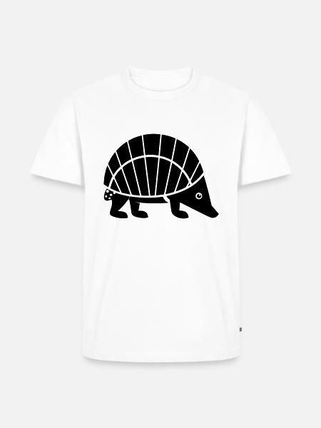Armadillo - Men's Premium Organic T-Shirt - white