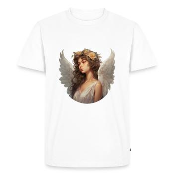 Christmas Angel - Men's Premium Organic T-Shirt - white - Front - Nico (187cm)