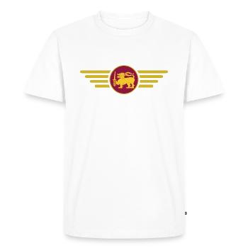 I Love Sri Lanka, Elegance Style Design T-Shirt - Men's Premium Organic T-Shirt - white - Front - Nico (187cm)