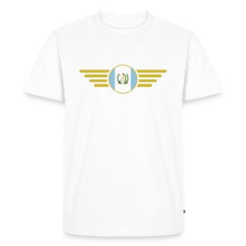 I Love Guatemala, Style Design T-Shirt - Men's Premium Organic T-Shirt - white - Front - Nico (187cm)