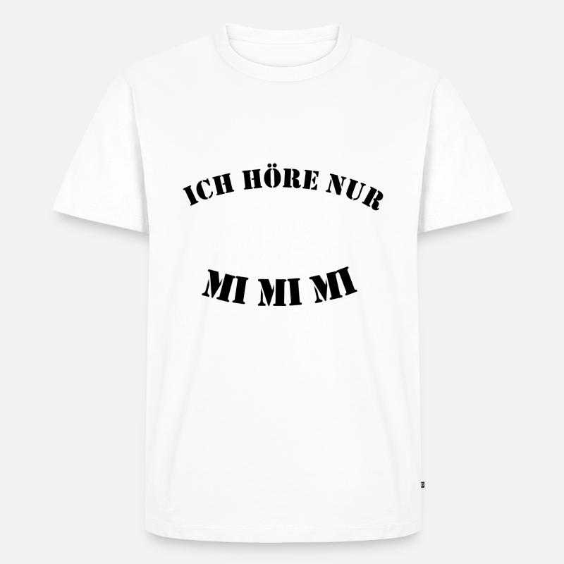 MIMIMI - Männer Premium Bio T-Shirt - Weiß