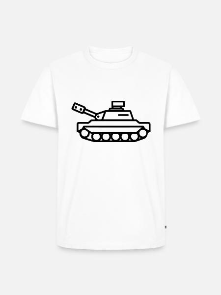 tank - Men's Premium Organic T-Shirt - white