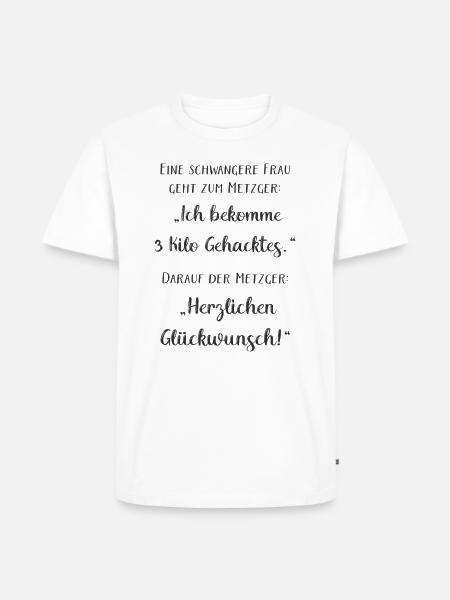 Eine überraschende Bestellung - Männer Premium Bio T-Shirt - Weiß