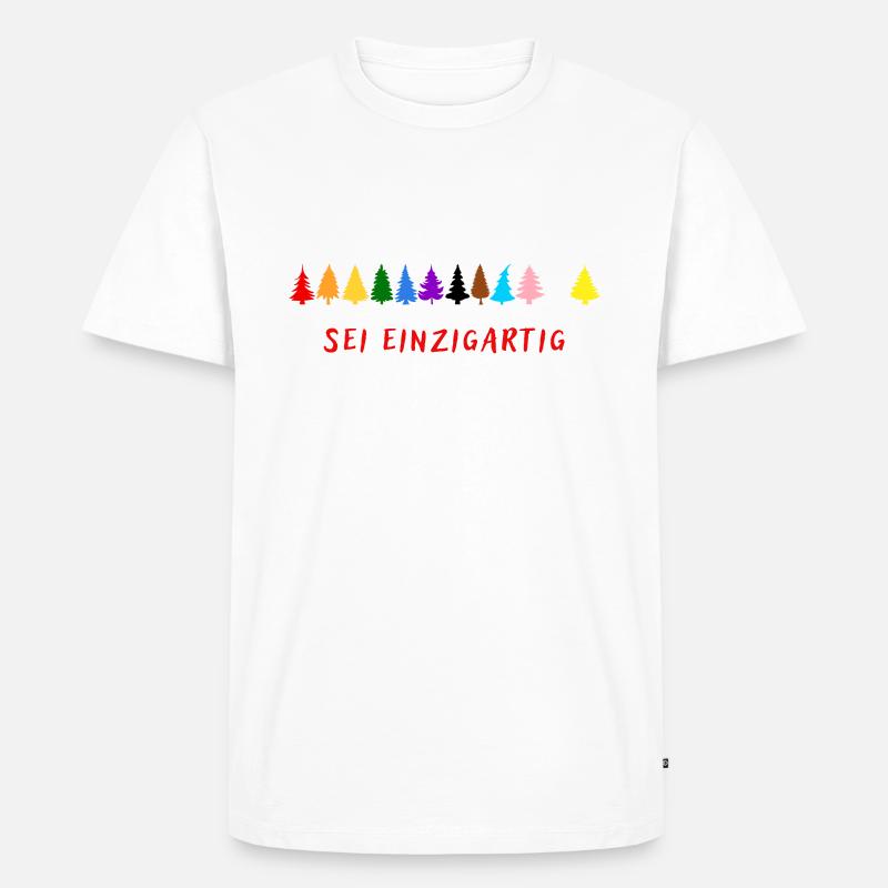 Sei einzigartig! LGBTQ - Männer Premium Bio T-Shirt - undefined