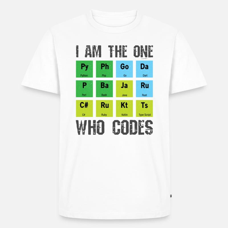 Programmierer - Männer Premium Bio T-Shirt - Weiß