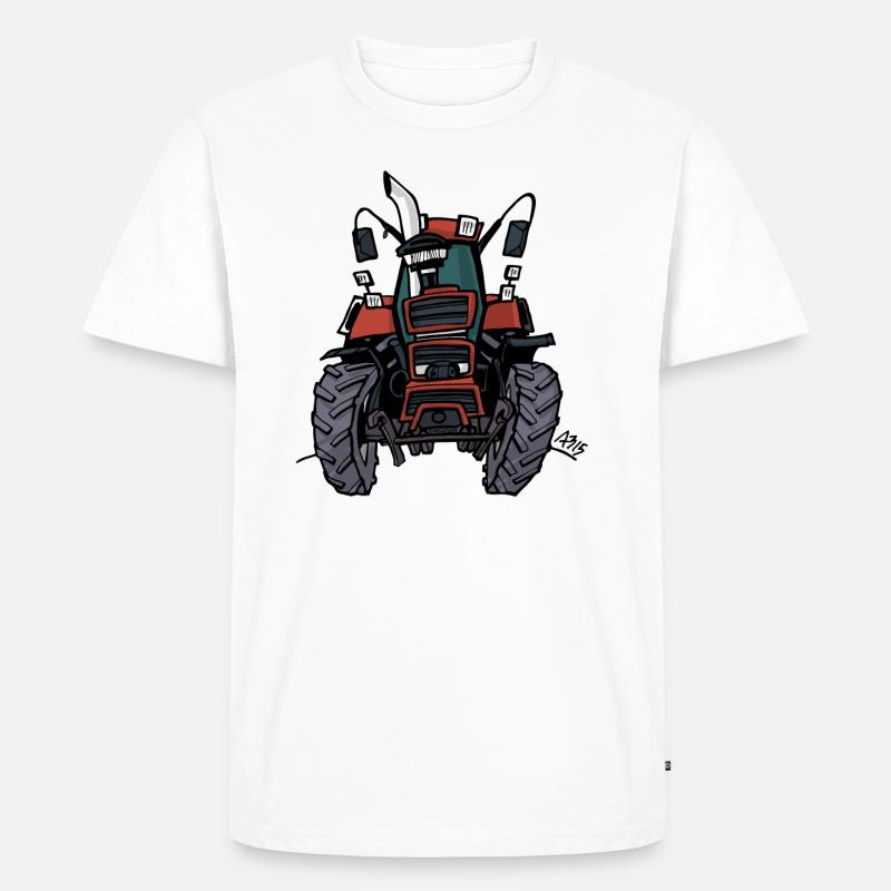 Fall - Männer Premium Bio T-Shirt - Weiß