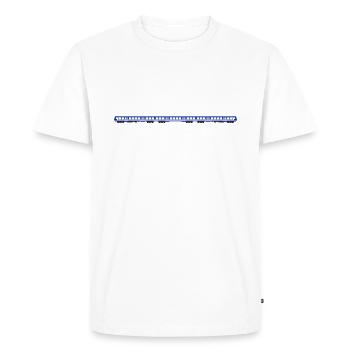 Wiener Schnellbahn - Männer Premium Bio T-Shirt - Weiß - Vorne - Nico (187cm)