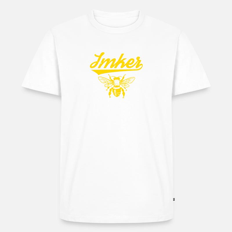 Imker - Männer Premium Bio T-Shirt - Weiß