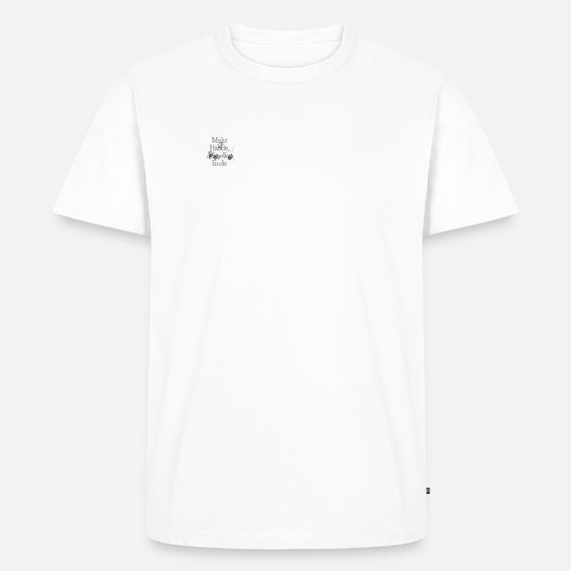 Helpers, cohesion, together, teamwork, commitment. - Men's Premium Organic T-Shirt - white