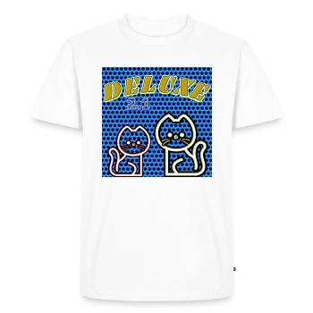 Deluxe 2.1 - Image - 2023 - T-shirt Premium bio Homme - blanc - Devant - Nico (187cm)