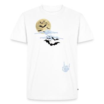 Roches d’Halloween - T-shirt Premium bio Homme - blanc - Devant - Nico (187cm)