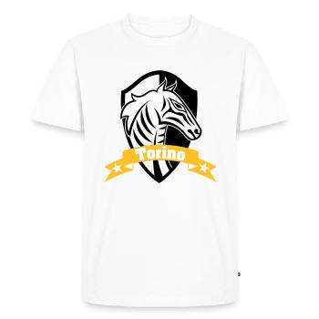 BIANCONERI DI TORINO - JUVENTUS 1897 - T-shirt Premium bio Homme - blanc - Devant - Nico (187cm)