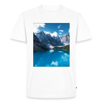 Alpes suisses - T-shirt Premium bio Homme - blanc - Devant - Nico (187cm)