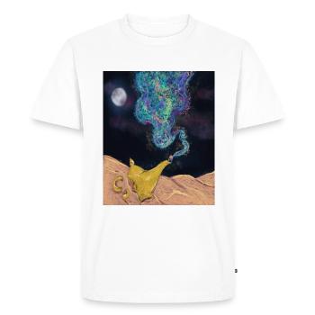 Lampe à huile magique - Mille et une nuits - T-shirt Premium bio Homme - blanc - Devant - Nico (187cm)
