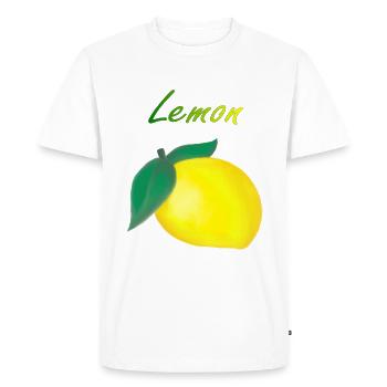 Citron - T-shirt Premium bio Homme - blanc - Devant - Nico (187cm)
