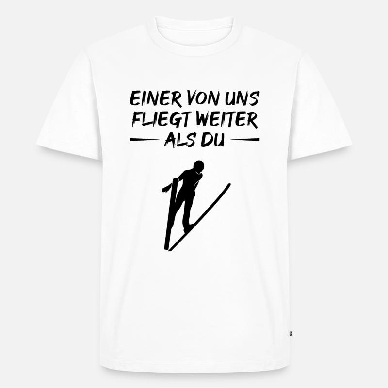 Weitflug-Champion Design - Männer Premium Bio T-Shirt - Weiß